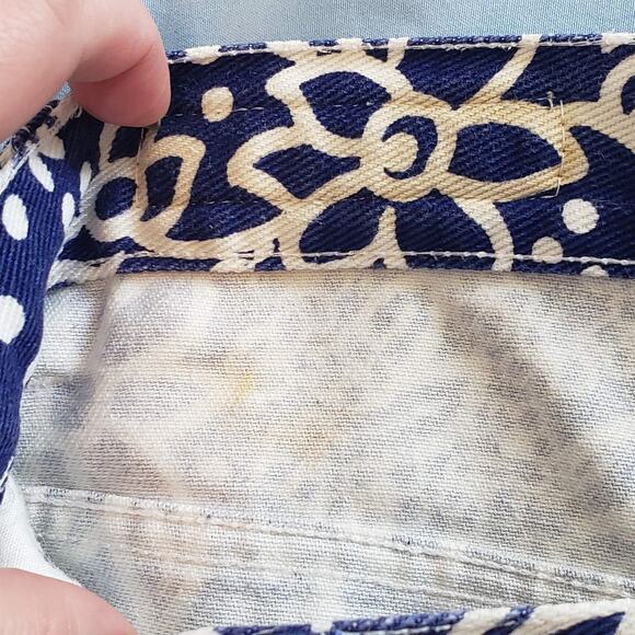 Bill Blass Floral High Waisted Mom Shorts Vintage 90s Size 12 - Picture 10 of 12